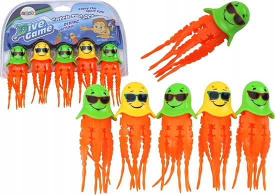 Picture of LeanToys Zabawki do Kpieli Zestaw Do Nurkowania Meduzy 6 Sztuk