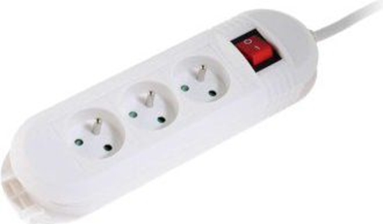 Изображение Listwa zasilajca Hama Comfort 3 gniazda 3 m biaa (441219240000)