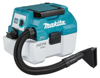 Attēls no Makita DVC750LZX1 dust extractor Blue, White 7.5 L 55 W