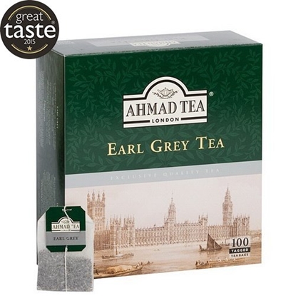 Picture of Melnā tēja AHMAD EARL GREY, 100 maisiņi x 2 g paciņā