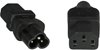 Picture of Microconnect PE613AD adapter wtyczek zasilajcych C6 C13 Czarny