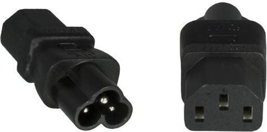 Picture of Microconnect PE613AD adapter wtyczek zasilajcych C6 C13 Czarny