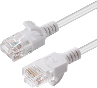 Attēls no MicroConnect Microconnect V-UTP6A0015W-SLIM kabel sieciowy Biay 0,15 m Cat6a U/UTP (UTP)