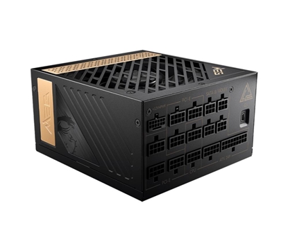 Picture of MSI MEG AI1300P PCIE5 power supply unit 1300 W 24-pin ATX ATX Black