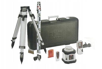 Attēls no NIWELATOR LASEROWY ROTACYJNY HILE D400 + STATYW + ATA