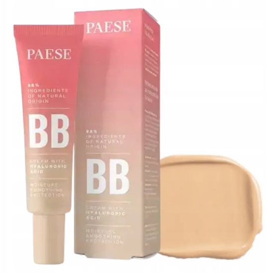 Picture of PAESE_BB Cream With Hyaluronic Acid naturalny krem koloryzujcy BB z kwasem hialuronowym 2,5 Nude 30ml