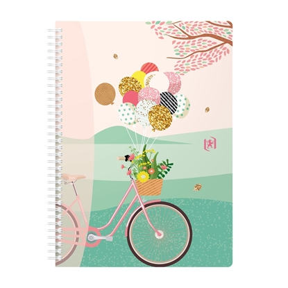 Изображение Piezīmju grāmatiņa ar spirāli OXFORD HORIZONS, B5, 60 lapas, 90 gsm, rūtiņu