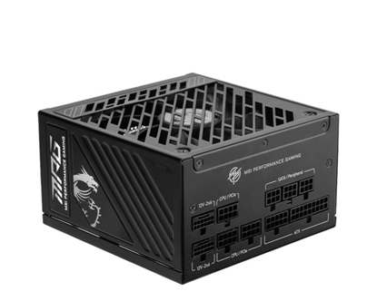 Picture of Power Supply|MSI|MPG A850GS PCIE5|ATX 3.1|850 Watts|Efficiency 80 PLUS GOLD|PFC Active|MPGA850GSPCIE5