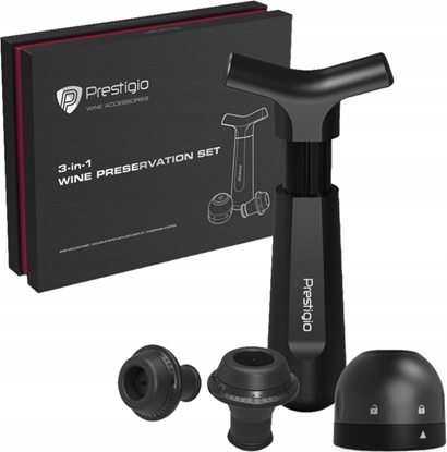 Attēls no Prestigio Pompka próniowa do wina, korki do wina i szampana