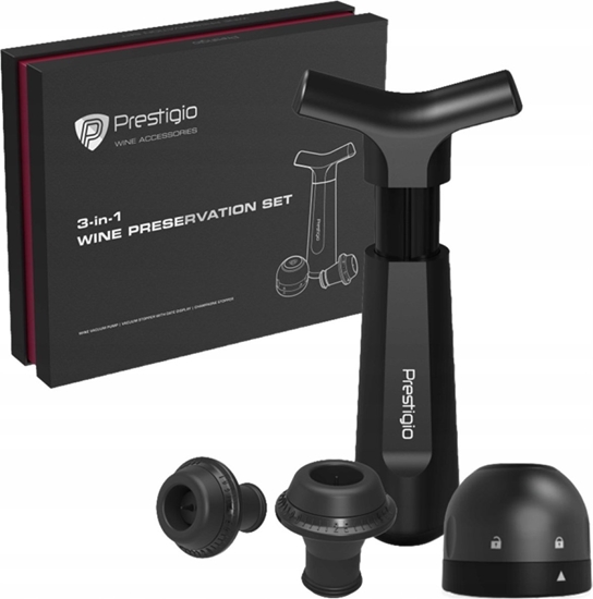 Picture of Prestigio Pompka próniowa do wina, korki do wina i szampana