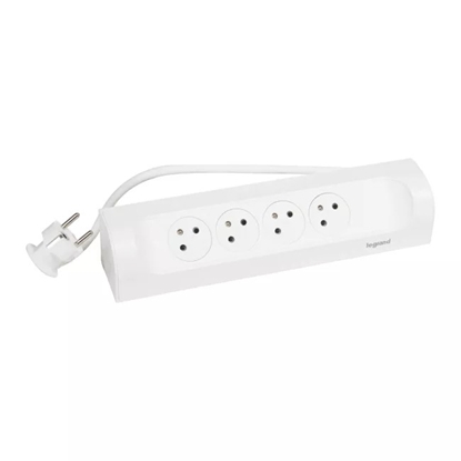Picture of Przedłużacz narożny 4x2P+Z 1m biały