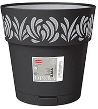 Attēls no Puku pods ar paliktni Gaia O15x15cm melns 8003507883031