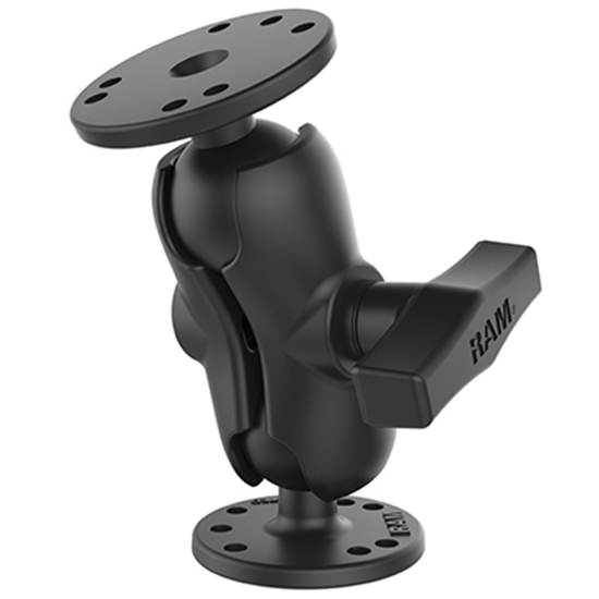 Изображение RAM Mounts Universal Double Ball Mount with Two Round Plates