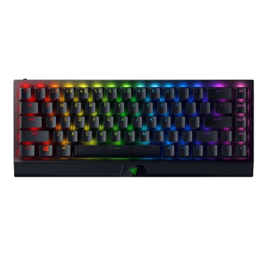 Picture of Razer  Razer BlackWidow V3 Mini HyperSpeed Gaming keyboard USB+RF Wireless+Bluetooth Yellow Switch, Black