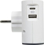 Attēls no Rozgałęziacz 2x2P+USB AC Biało/czarny