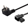 Picture of SAVIO Power cable Schuko (M) angled – IEC C13, 1.2 m CL-115