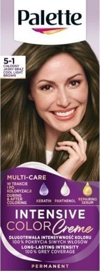 Picture of Schwarzkopf Palette Intensive Color Creme Krem koloryzujcy nr 5-1 Chodny Jasny Brz  1op.