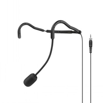 Изображение SENNHEISER HT 747 BLACK SWEAT-RESISTANT FITNESS HEADSET (SUPERCARDIOID), INCLUDES (1) HT 747 WINDSCREEN, BLACK