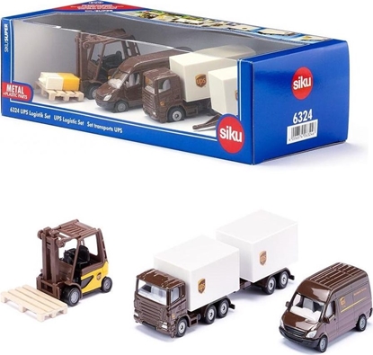 Attēls no Siku SIKU 6324 Zestaw Pojazdy logistyczne UPS