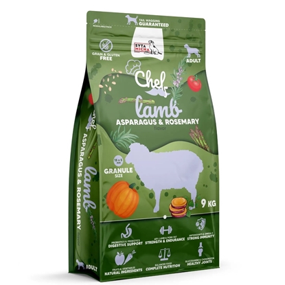 Attēls no SYTA MICHA Chef Lamb, asparagus and rosemary - dry dog food - 9kg
