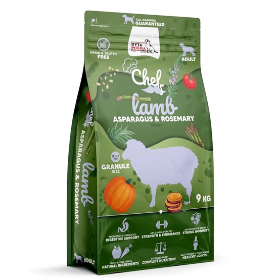 Picture of SYTA MICHA Chef Lamb, asparagus and rosemary - dry dog food - 9kg