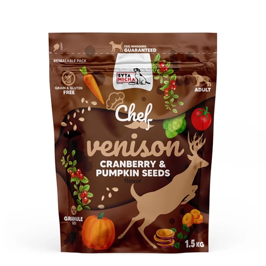 Picture of SYTA MICHA Chef Venison with cranberry and pumpkin seeds - dry dog food - 1,5kg