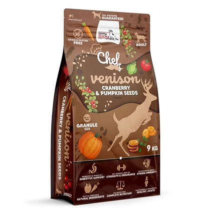 Attēls no SYTA MICHA Chef Venison with cranberry and pumpkin seeds - dry dog food - 9kg