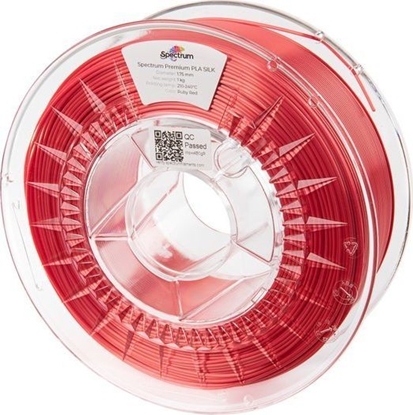 Attēls no Spectrum Filament SILK PLA 1.75mm Ruby Red 1kg