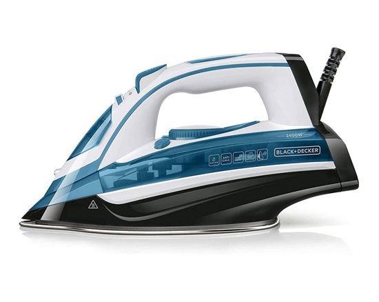 Picture of Steam iron Black+Decker BXIR2402E (2400W; white)