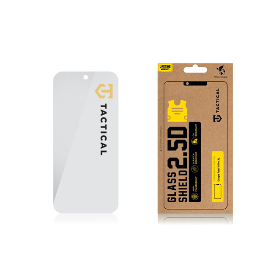 Изображение Tactical - Tactical Glass Shield 2.5D for Google Pixel 10 Pro XL Clear