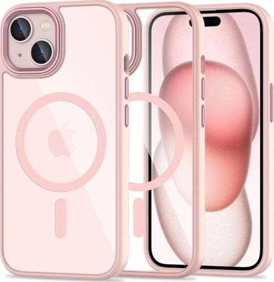 Picture of Tech-Protect TECH-PROTECT MAGMAT MAGSAFE IPHONE 15 PINK/CLEAR