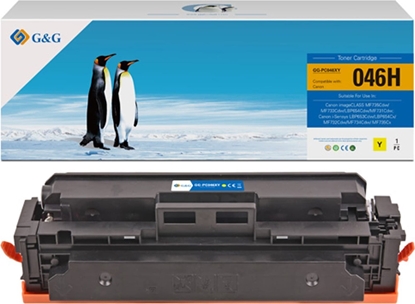 Picture of Toner G&G G&G kompatybilny toner z Canon 046HY, NT-PC046XY, yellow, 5000s, high capacity