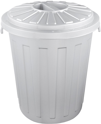 Picture of Waste bin Mats 23L Maxi O36x42cm silver 4001515213950