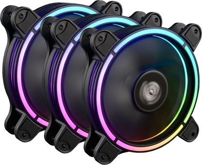 Picture of Wentylator Enermax T.B. RGB AD. 120mm 3-pack (UCTBRGBA12P-BP3)