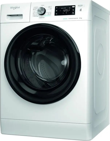 Picture of Whirlpool FFB8469BVEE washing machine Front-load 8 kg 1400 RPM Black, White
