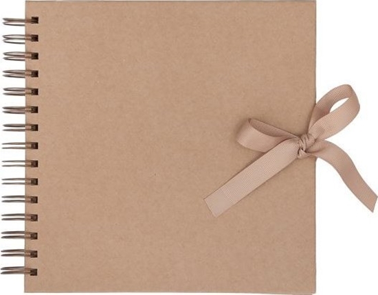 Picture of ALBUM DO ZDOBIENIA 20,5 CM X 20,5 CM - KRAFT (40 KARTEK)