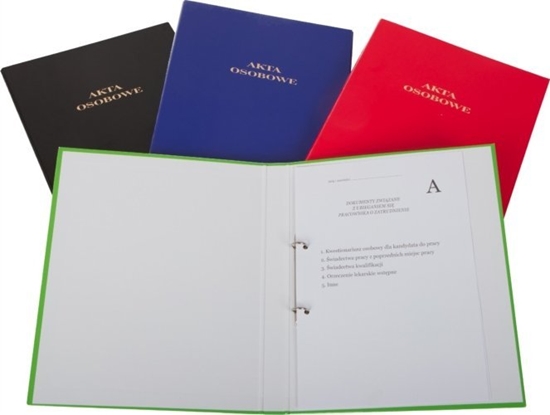 Picture of Barbara Teczka do akt osobowych Barbara A4/32mm 2R, CZARNY