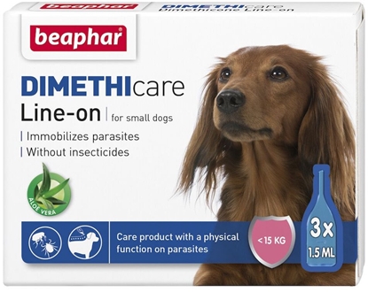 Picture of Beaphar Flea & Tick Line On (Dimethicone) Small Dog