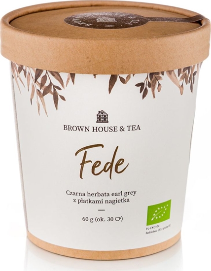 Изображение Brown House & Tea Czarna herbata earl grey z nagietkiem Fede 50g
