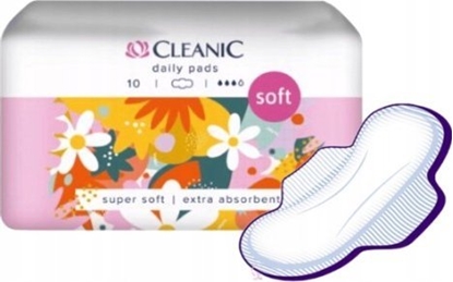Attēls no Cleanic Podpaski Cleanic Soft day ze skrzydekami 10szt