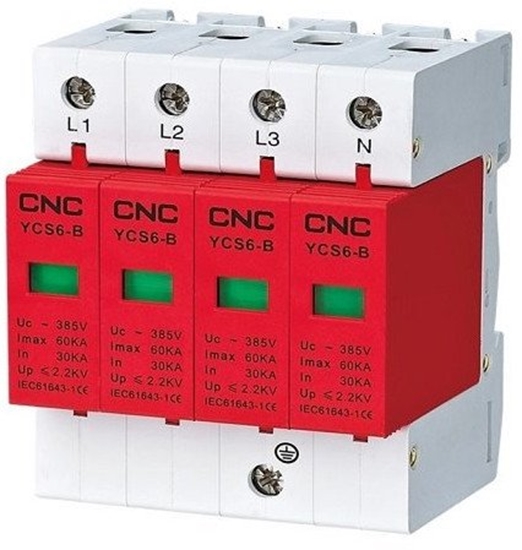 Picture of CNC AC virtampi ribotuvas, 4P, B klass, 30-60 kA, 385VAC