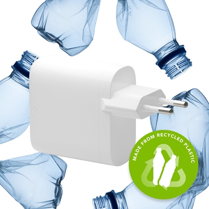 Attēls no dbramante1928 re-charge - EU Wall Charger- USB-C 65W+USB-A 18W-W, Indoor, AC, White