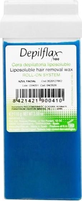 Picture of Depilflax DEPILFLAX 100 WOSK DO DEPILACJI ROLKA AZULEN 110g