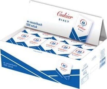 Attēls no Diamant Cukier biay saszetki DIAMANT 500 g, 5g x 100szt.