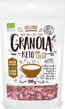 Picture of Diet Food Keto granola z kakao i olejkiem pomaraczowym BIO 200 g DIET FOOD