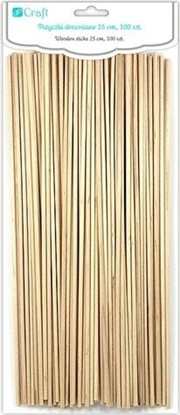 Attēls no DP Craft Patyczki drewniane DPCRAFT 25cm 100szt. Dalprint