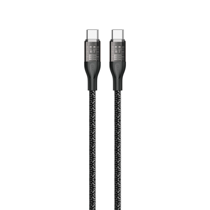 Attēls no Dudao Dudao L22C USB-C - USB-C cable 120W 1m - gray
