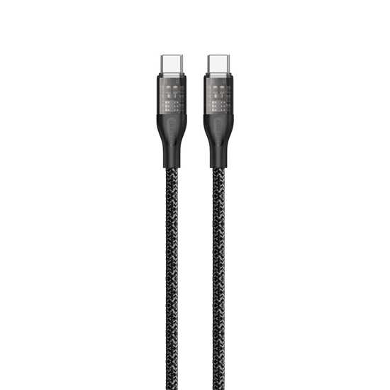 Picture of Dudao Dudao L22C USB-C - USB-C cable 120W 1m - gray