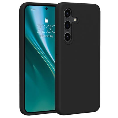 Picture of Etteri Silicone case for Samsung Galaxy S24 black