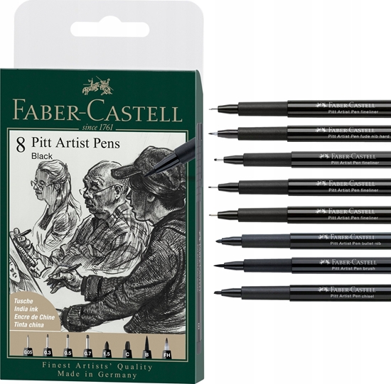 Picture of Faber-Castell FABER-CASTELL Tuschestift Pitt Artist Pen Farbe 199 8x